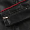 Mens Biker Jacket With Shoulder Details - Image 2