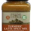 Organic Turmeric Latte Spice MixPride of India – Turmeric Latte Spice Mix – Gourmet & Warm Tea Spice Blend – Healthy/Gluten-Free – Ideal for Lattes/Smoothies/ Golden Milk – Easy to Use