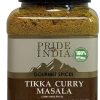 Pride of India – Tikka Curry Masala Seasoning Spice – Gourmet Curry Mix – Ideal for Vegetarian and Meat Dishes – Natural & GMO Free – Easy To Use - 8 oz. Medium Dual Sifter Jar