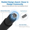 Ear and Nose Hair Trimmer for men and women-2020;  Professional nose hair trimmer with Stainless Steel Blad & IPX7 Waterproof System;  Facial Eyebrow and Nose Hair Remover. - Image 3