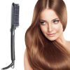 Professional Hair Straightener Brush Electric Hot Comb Negative Ion Hair Iron Straightening Brush Men Beard Straightener Beard Comb - Image 4