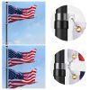 30 ft Al Flag Pole w/ US Flag and Ball - Image 5