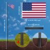 30 ft Al Flag Pole w/ US Flag and Ball - Image 6