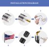30 ft Al Flag Pole w/ US Flag and Ball - Image 8