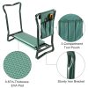 Foldable Garden Kneeler Seat with Kneeling Soft Cushion Pad Tools Pouch Portable Gardener - Image 2