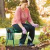 Foldable Garden Kneeler Seat with Kneeling Soft Cushion Pad Tools Pouch Portable Gardener - Image 12
