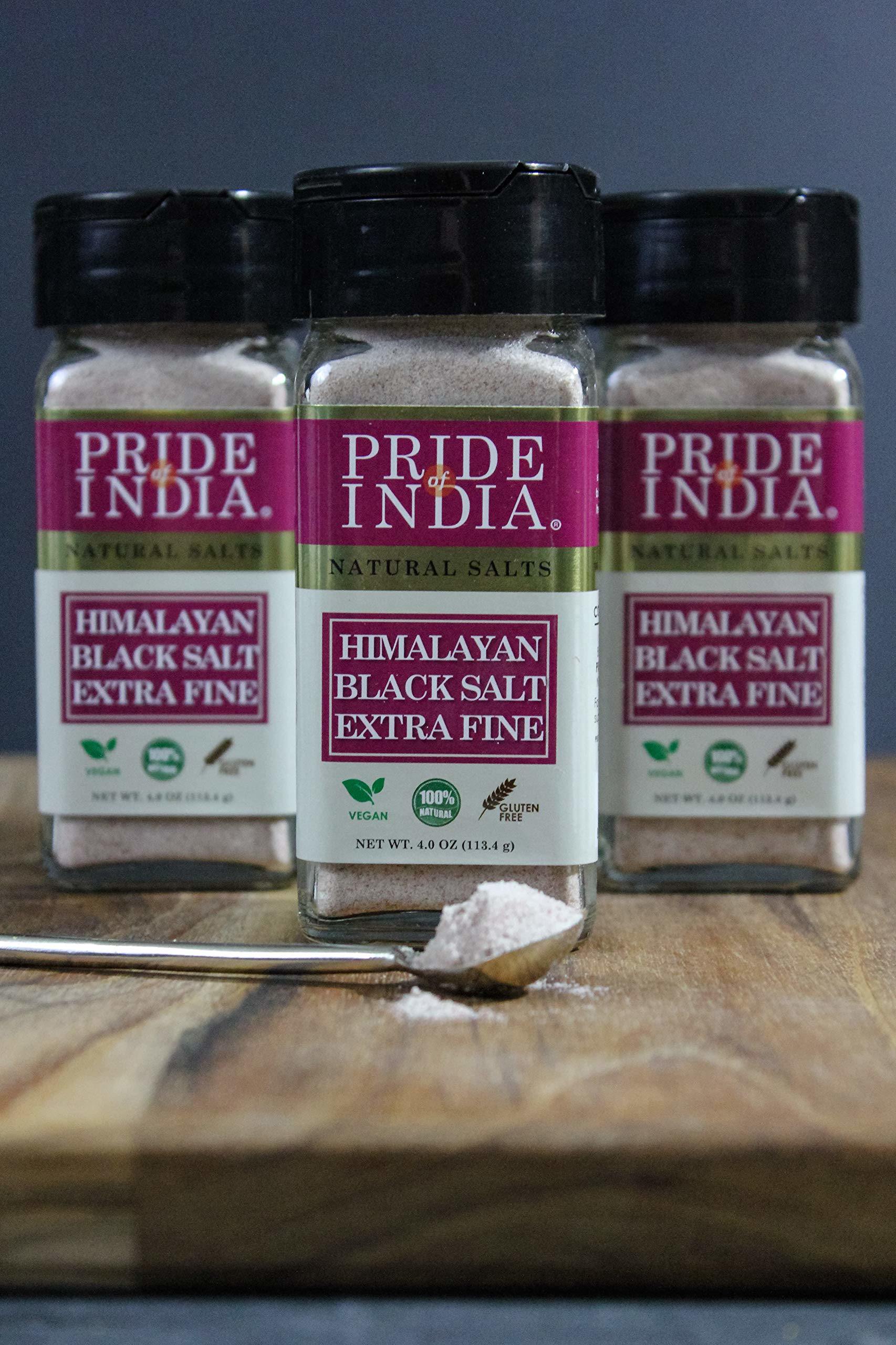 Pride Of India - Himalayan Black Rock Salt - Fine Grind, (4.8 oz) - Kala Namak, Contains 84+ Minerals, Perfect for Cooking, Tofu Scramble - Image 5