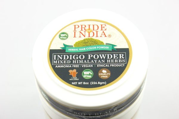 Pride Of India - Herbal Indigo (Indigofera Tinctoria) Hair Powder w/Mixed Himalayan Herbs - Soft Black, Half Pound (227 grams) - Image 4